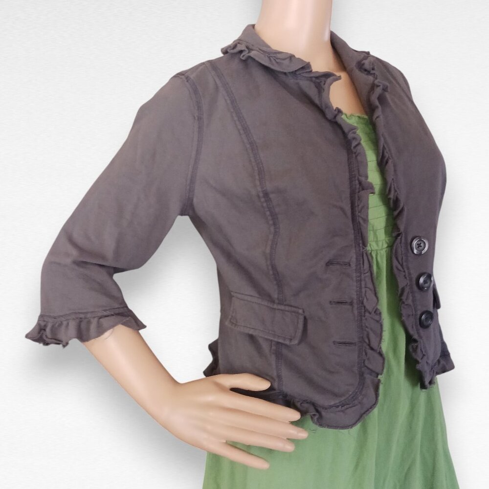 Decree Ruffled Jacket - Picture 3 of 5